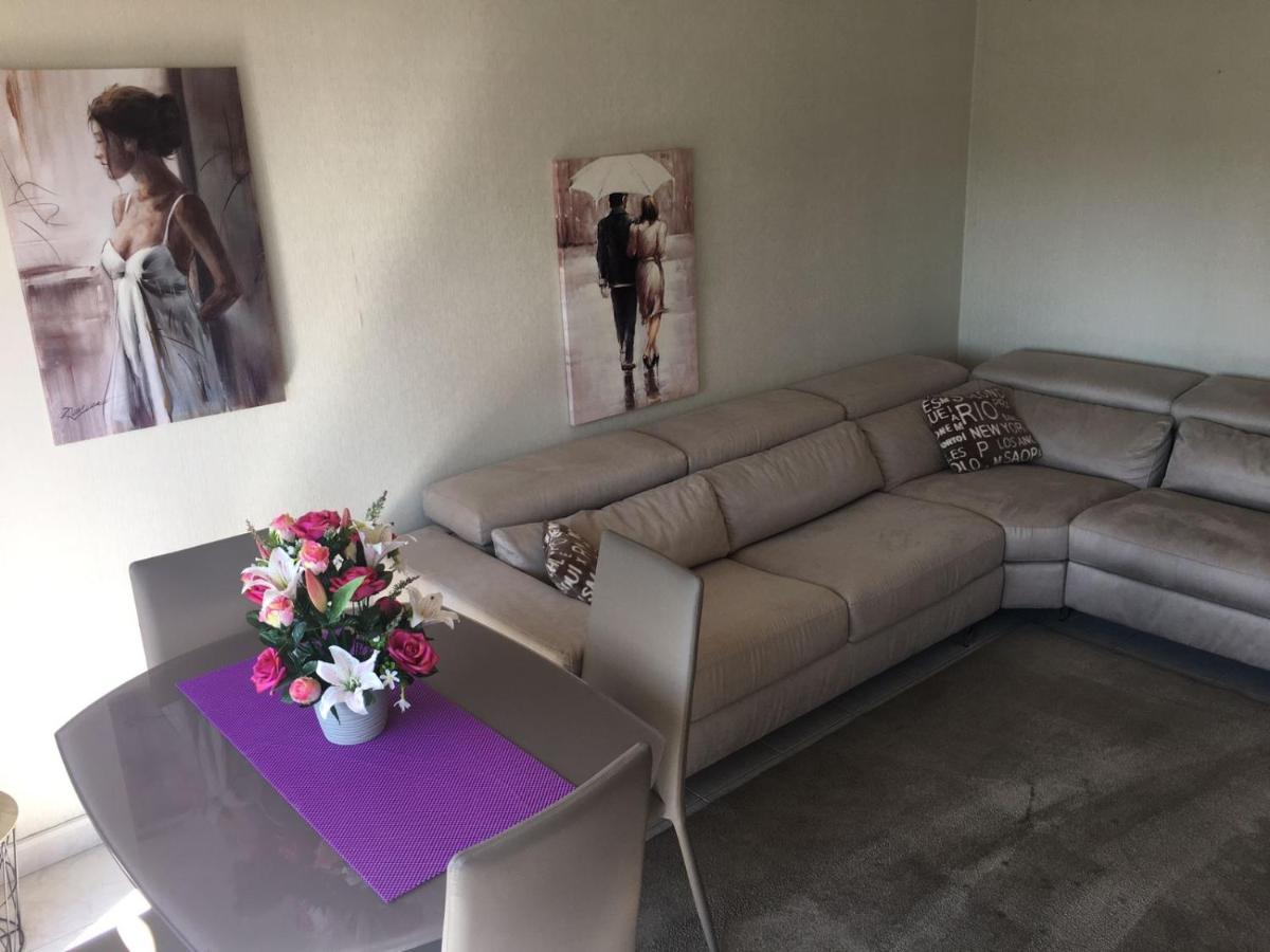 Superbe Appartement 3 Pieces Vue Mer Dans Une Residence Arboree 5 Min De La Mer Ницца Экстерьер фото