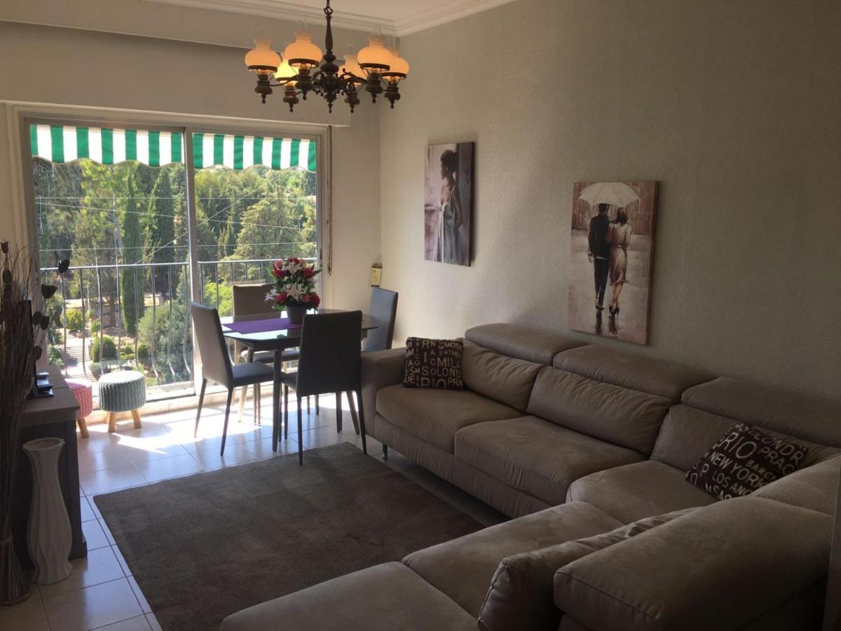 Superbe Appartement 3 Pieces Vue Mer Dans Une Residence Arboree 5 Min De La Mer Ницца Экстерьер фото