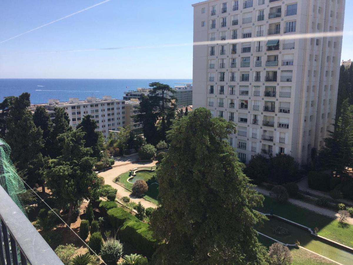 Superbe Appartement 3 Pieces Vue Mer Dans Une Residence Arboree 5 Min De La Mer Ницца Экстерьер фото